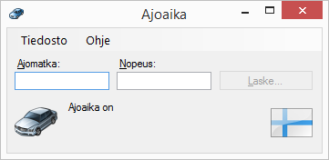Application in Finnish