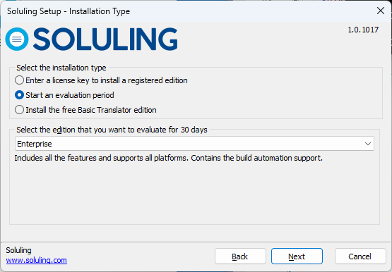 Install registeted Soluling